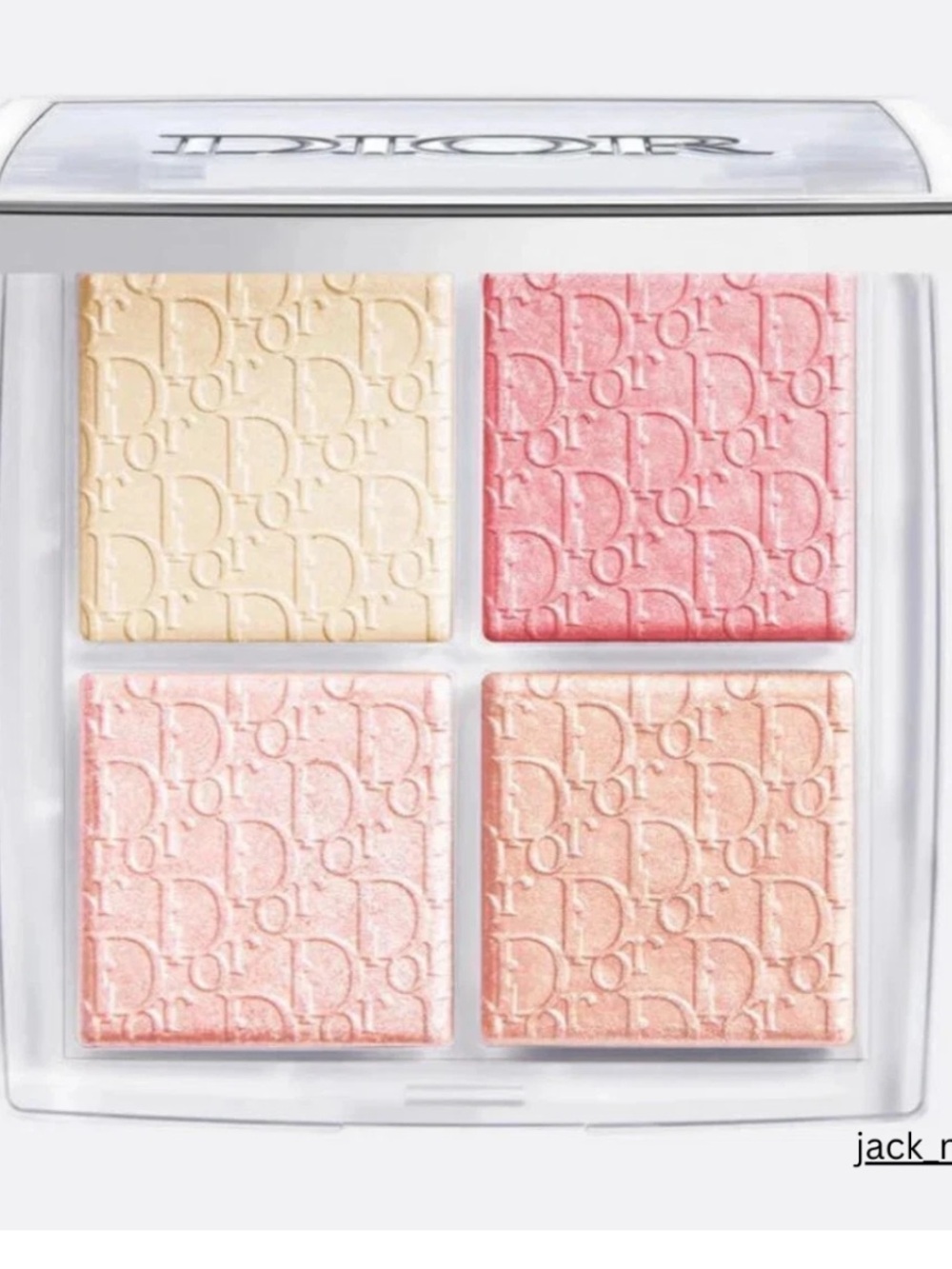 Dior Backstage Highlighter Quad — Pink, Peach & Champagne Glow